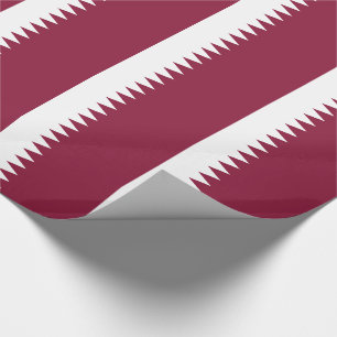 Papel De Presente Bandeira do Catar