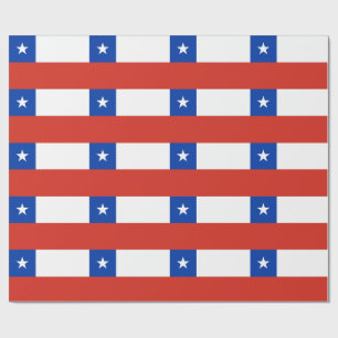 Papel De Presente Bandeira do Chile