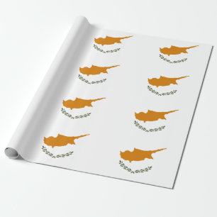Papel De Presente Bandeira do Chipre