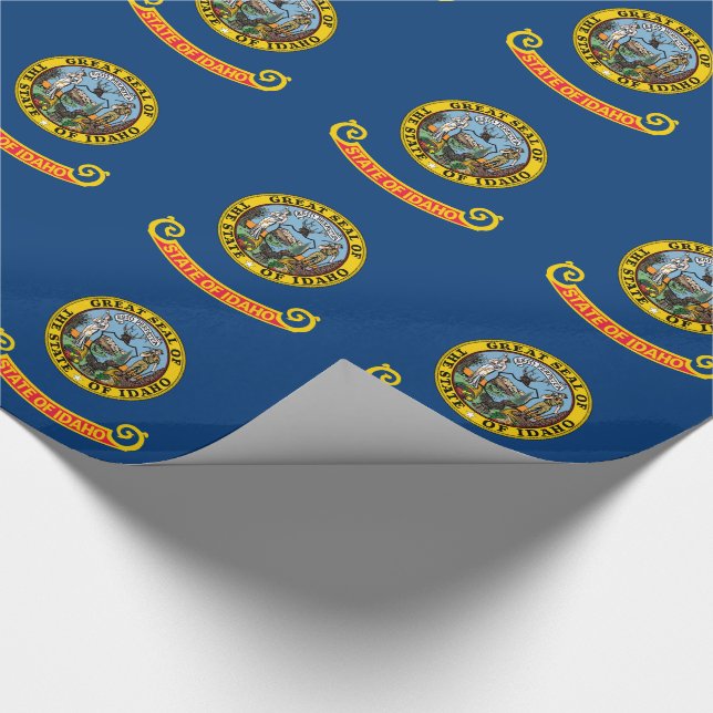 Papel De Presente Bandeira do Estado de Idaho (Ponta)