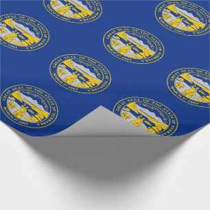 Papel De Presente Bandeira do Estado de Nebraska