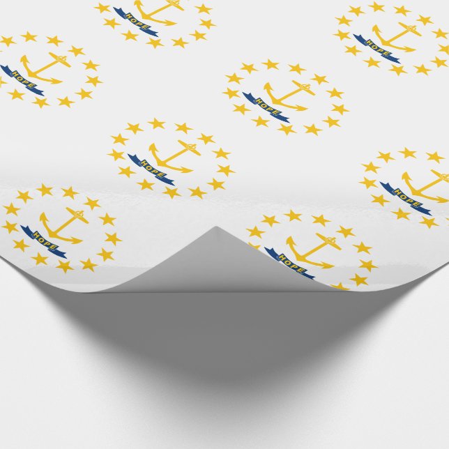 Papel De Presente Bandeira do Estado de Rhode Island (Ponta)