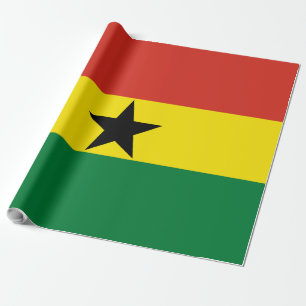 Papel De Presente Bandeira do Gana