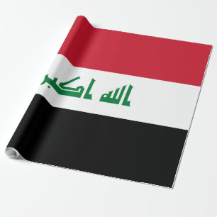 Papel De Presente Bandeira do Iraque
