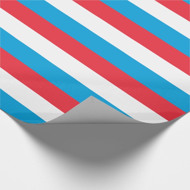 Papel De Presente Bandeira do Luxemburgo (Ponta)