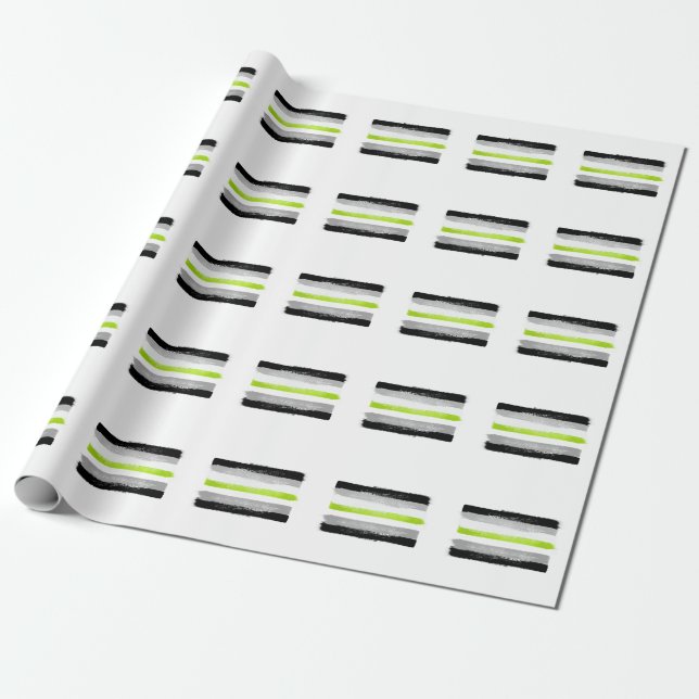 PAPEL DE PRESENTE BANDEIRA DO ORGULHO AGÊNERO PINTADA (Desenrolado)