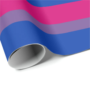 Papel De Presente Bandeira do Orgulho Bissexual