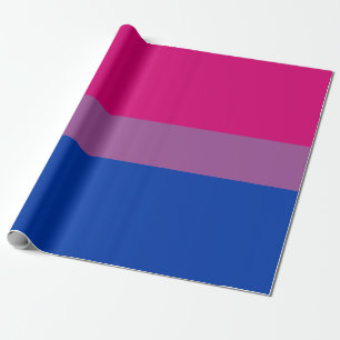 Papel De Presente Bandeira do Orgulho Bissexual