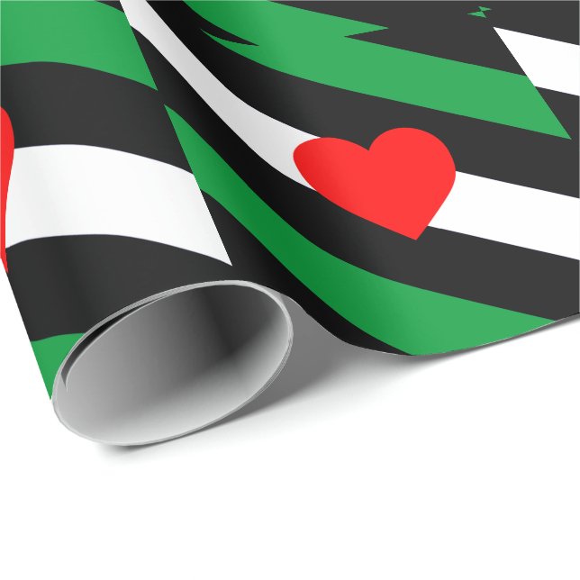 Papel De Presente Bandeira do Orgulho Leather Boi (Ponta do rolo)