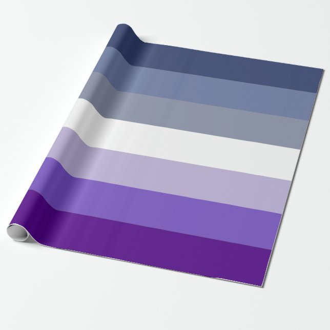 Papel De Presente Bandeira do Orgulho Lésbica Masculina (Desenrolado)