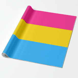 Papel De Presente Bandeira do Orgulho Pansexual