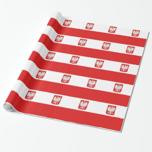Papel De Presente bandeira do Polônia