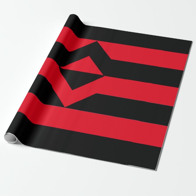 Papel De Presente Bandeira do Punho Orgulho (Desenrolado)