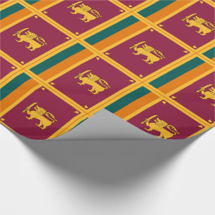 Papel De Presente Bandeira do Sri Lanka