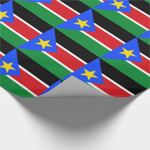 Papel De Presente Bandeira do Sudão do Sul