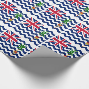 Papel De Presente Bandeira do Território Britânico do Oceano Índico