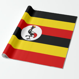 Papel De Presente Bandeira do Uganda