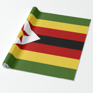 Papel De Presente Bandeira do Zimbabué