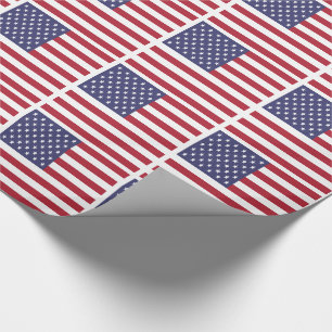 Papel De Presente Bandeira dos Estados Unidos