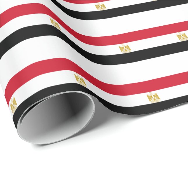 Papel De Presente Bandeira egípcia (Ponta do rolo)
