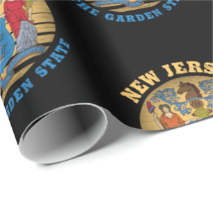 PAPEL DE PRESENTE BANDEIRA ESTATAL DE JERSEY GARDEN