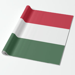 Papel De Presente Bandeira Húngara
