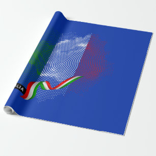 Papel De Presente bandeira italiana
