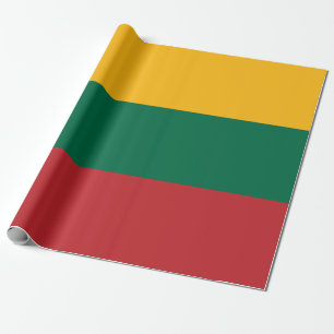 Papel De Presente Bandeira lituana