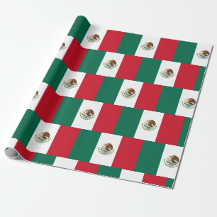 Papel De Presente Bandeira Mexicana - Bandeira do México