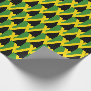Papel De Presente BANDEIRA Moderna DE JAMAICA