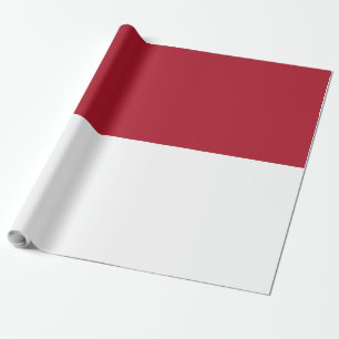 Papel De Presente bandeira Mônaco