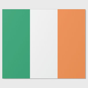 Papel De Presente Bandeira Nacional da Irlanda, padrão irlandês, Est