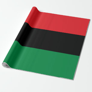 Papel De Presente Bandeira Pan-Africana UNIA