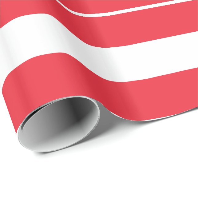 Papel De Presente Bandeira Patriótica Austríaca (Ponta do rolo)
