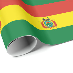 Papel De Presente Bandeira Patriótica da Bolívia