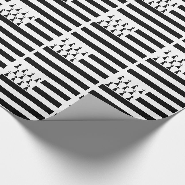 Papel De Presente Bandeira Patriótica da Bretanha (Ponta)