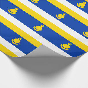 Papel De Presente Bandeira Patriótica da Buriácia