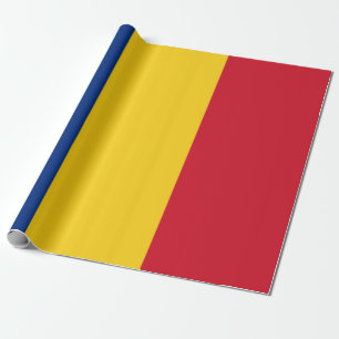 Papel De Presente Bandeira romena (Romênia)