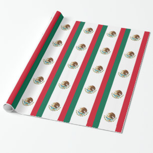 Papel De Presente Bandera do México - Bandeira do México - Bandeira 