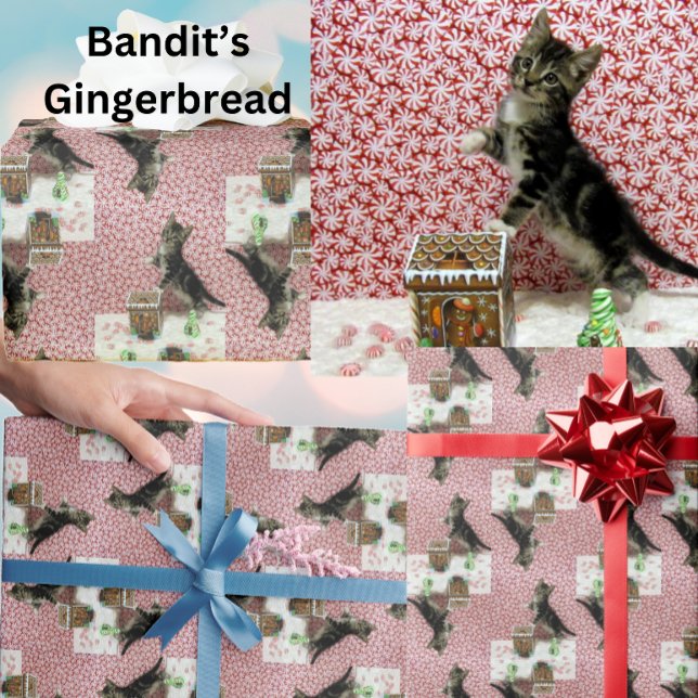 Papel De Presente Bandit the Cat's Gingercake House (Criador carregado)