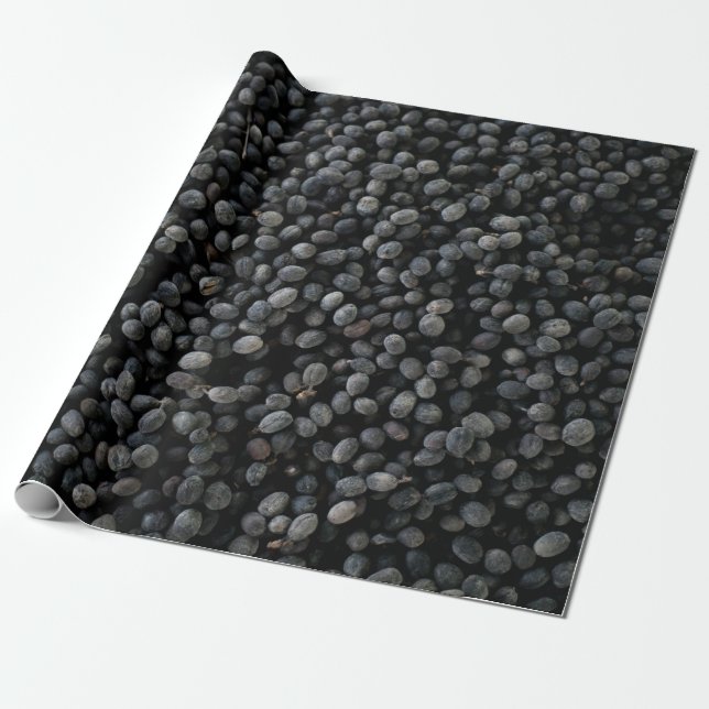 Papel De Presente Bando de feijão preto (Desenrolado)