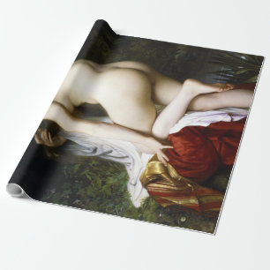 Papel De Presente Banhista Feminina Bonita (por Bouguereau)