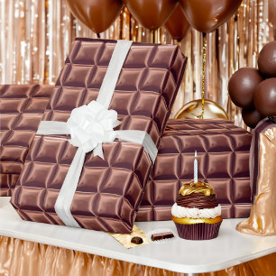 Papel De Presente Bar de chocolate