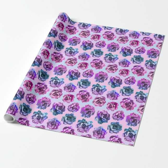 Papel De Presente bara no seidou, bold pastel rosa: (Desenrolado)