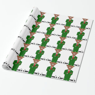 Papel De Presente Barack Obama Papai Noel