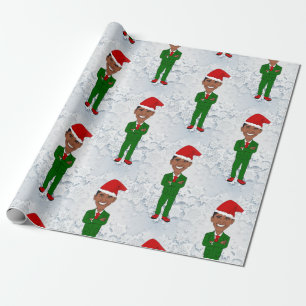 Papel De Presente Barack Obama Santa