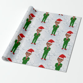 Papel De Presente barack obama santas