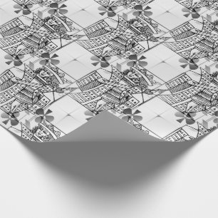 Papel De Presente Baralho de Cartas de Jogar do Naipe de Rei de Paus