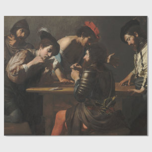 Papel De Presente Baratas, Soldados Jogando Cartões e Secos