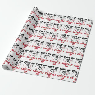 Papel De Presente Bare Knuckle Boxing Cala-te ou Arranca-te